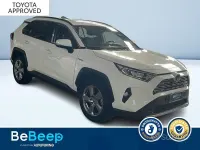 Usata Toyota RAV4 Hybrid 178 CV (130 kW) 2021 Bianco pastello SUV