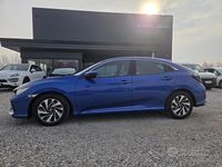 Usata Honda Civic 129 CV (94 kW) 2018 Blu Berlina