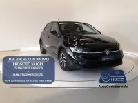 Usata VW Polo Life 80 CV (58 kW) 2023 Nero Utilitaria