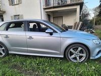 Usata Audi A3 S-Line 150 CV (110 kW) 2017 Grigio Berlina