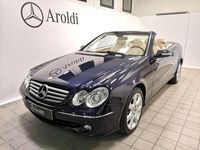 Usata Mercedes CLK500 Elegance 306 CV (225 kW) 2003 359 blu tanzanite met. Cabrio