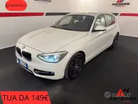 Usata BMW 116 Sport Line 116 CV (85 kW) 2013 Bianco Utilitaria