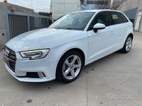 Usata Audi A3 Sport 116 CV (85 kW) 2019 Bianco Berlina