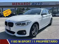 Usata BMW 118 M Sport 150 CV (110 kW) 2017 Bianco Berlina