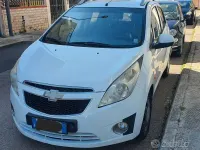Begagnad Chevrolet Spark 68 HK (50 kW) 2010 Vit Halvkombi