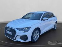 Usata Audi A3 Advanced 149 CV (109 kW) 2022 Bianco Berlina