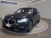 Usata BMW 118 Sport Line 150 CV (110 kW) 2021 Nero metallizzato Utilitaria