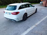 Usata Mercedes C220 Premium 194 CV (142 kW) 2019 Bianco Station wagon