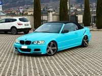 Usata BMW 325 Cabriolet Efficient Dynamics 240 CV (176 kW) 2001 Blu Cabrio