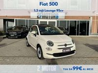 Usata Fiat 500 Lounge 95 CV (69 kW) 2016 Bianco Utilitaria
