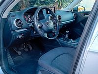 Usata Audi A3 Attraction 110 CV (80 kW) 2015 Grigio Berlina