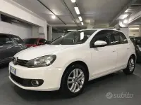 Usata VW Golf VI Highline 140 CV (102 kW) 2010 Bianco Utilitaria