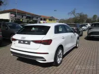 Usata Audi A3 Advanced Plus 116 CV (85 kW) 2024 Bianco Berlina