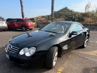 Usata Mercedes SL350 245 CV (180 kW) 2003 Nero Cabrio