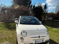Usata Fiat 500 Lounge 69 CV (50 kW) 2009 Bianco Cabrio