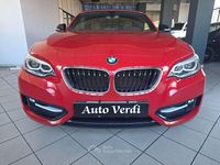 Usata BMW 220 Sport Line 184 CV (135 kW) 2015 Rosso Coupé