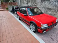 Usata Peugeot 205 83 CV (61 kW) 1992 Rosso Cabrio