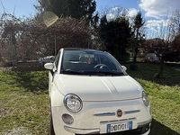 Usata Fiat 500 Lounge 69 CV (50 kW) 2009 Bianco Cabrio