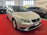 Usata Seat Leon 110 CV (80 kW) 2015 Argento Berlina