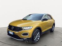 Usata VW T-Roc Advance 150 CV (110 kW) 2018 Giallo SUV