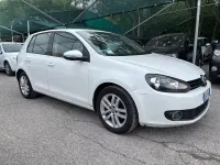 Usata VW Golf VI Highline 105 CV (77 kW) 2010 Bianco Utilitaria