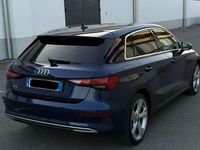 Usata Audi A3 S-Line 150 CV (110 kW) 2022 Blu/azzurro Berlina