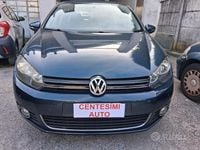 Usata VW Golf VI Highline 122 CV (89 kW) 2010 Blu Utilitaria