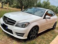 Usata Mercedes C250 Avantgarde 204 CV (150 kW) 2012 Bianco Coupé