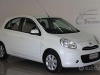 Usata Nissan Micra Acenta 98 CV (72 kW) 2011 Bianco Utilitaria