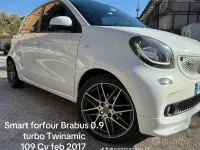 Usata Smart ForFour Brabus 109 CV (80 kW) 2017 Bianco Utilitaria