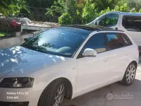 Usata Audi A3 Sportback S-Line 105 CV (77 kW) 2009 Bianco Utilitaria