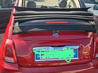Usata Fiat 500 85 CV (62 kW) 2017 Rosso Cabrio