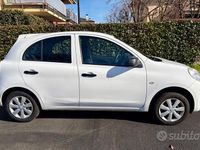 Usata Nissan Micra Acenta 80 CV (58 kW) 2012 Bianco Utilitaria
