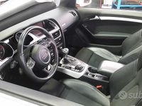 Usata Audi A5 Cabriolet S-Line 177 CV (130 kW) 2012 Bianco Cabrio