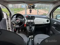 Usata Fiat 500 Lounge 95 CV (69 kW) 2013 Bianco Utilitaria