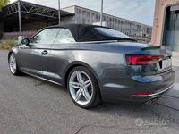 Usata Audi A5 Cabriolet S-Line 190 CV (139 kW) 2019 Antracite Cabrio