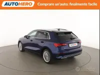 Usata Audi A3 Advanced 110 CV (80 kW) 2023 Blu/azzurro Berlina
