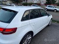 Usata Audi A3 110 CV (80 kW) 2018 Bianco Berlina