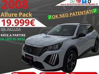Usata Peugeot 2008 Allure 101 CV (74 kW) 2025 Bianco SUV