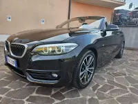 Usata BMW 218 Sport Line 150 CV (110 kW) 2018 Nero Cabrio