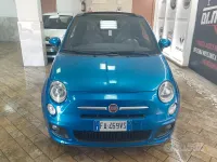 Usata Fiat 500C 105 CV (77 kW) 2015 Blu Cabrio