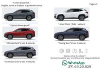 Nuova Hyundai Tucson 215 CV (158 kW) 2025 Cypress green pearl SUV