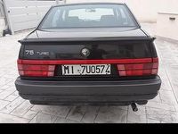Usata Alfa Romeo 75 165 CV (121 kW) 1991 Nero Berlina