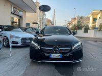 Usata Mercedes C220 Premium 170 CV (125 kW) 2018 Nero Coupé