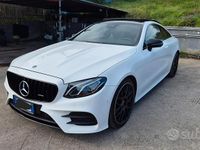 Usata Mercedes E220 Premium Plus 194 CV (142 kW) 2020 Bianco Coupé