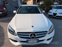 Usata Mercedes C220 170 CV (125 kW) 2018 Bianco Station wagon