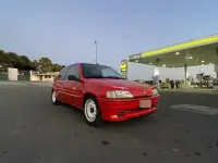 Usata Peugeot 106 98 CV (72 kW) 1996 Rosso Utilitaria