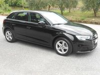 Usata Audi A3 116 CV (85 kW) 2018 Nero Berlina