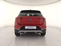 Usata VW T-Roc Style 110 CV (80 kW) 2022 Kings red metallizzato deep black perlat SUV
