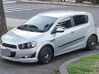 Usata Chevrolet Aveo 86 CV (63 kW) 2013 Grigio Berlina